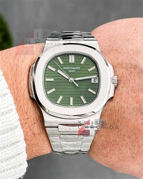 patek philippe nautilus olive green price|patek philippe nautilus watch price.